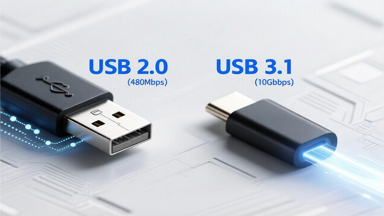 USB 2.0與3.1核心區(qū)別大解析，選購(gòu)不踩坑