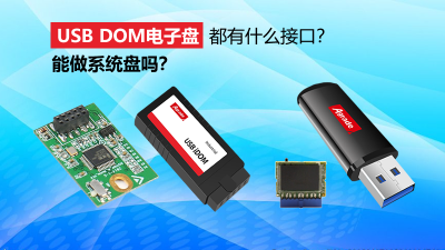 USB DOM電子盤都有什么接口？能做系統盤嗎？