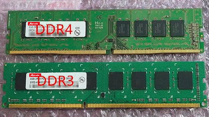 DDR3和DDR4內(nèi)存條