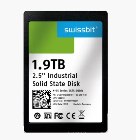 Swissbit  工業(yè)2.5寸SATA固態(tài)硬盤(pán)X-75 P